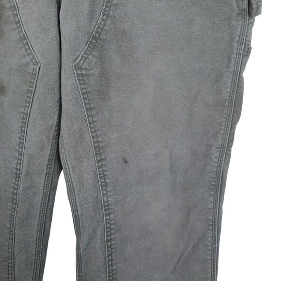 Carhartt Pants 103334 Rugged Flex Relaxed Fit Duck Double-Front Gray 40x34 - Picture 7 of 9